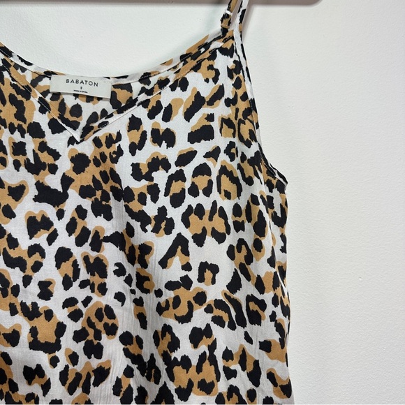 Aritzia Babaton | Animal Print Tank Top | Cheetah Print Cami - Picture 4 of 7